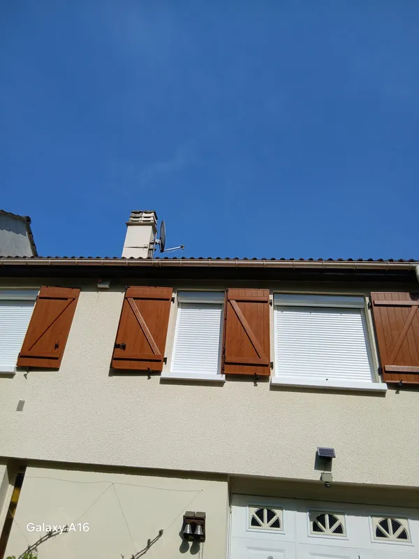 Volet roulant en situation — réalisation client