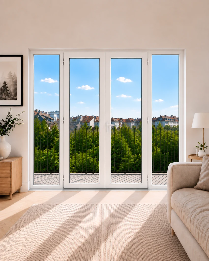 Porte-fenêtre PVC 4 vantaux