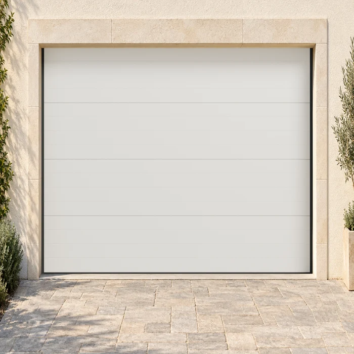 Porte de garage sectionnelle sur mesure