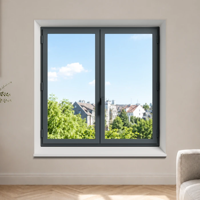 Fenêtre aluminium 2 vantaux sur mesure