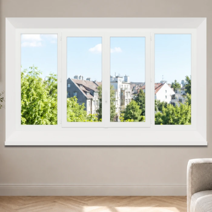 Fenêtre PVC 4 vantaux sur mesure