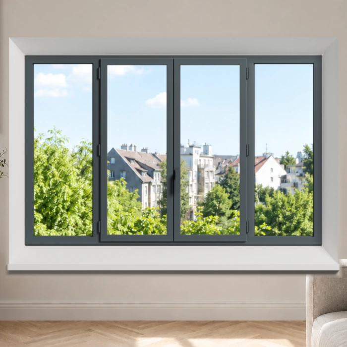 Fenêtre aluminium 4 vantaux sur mesure