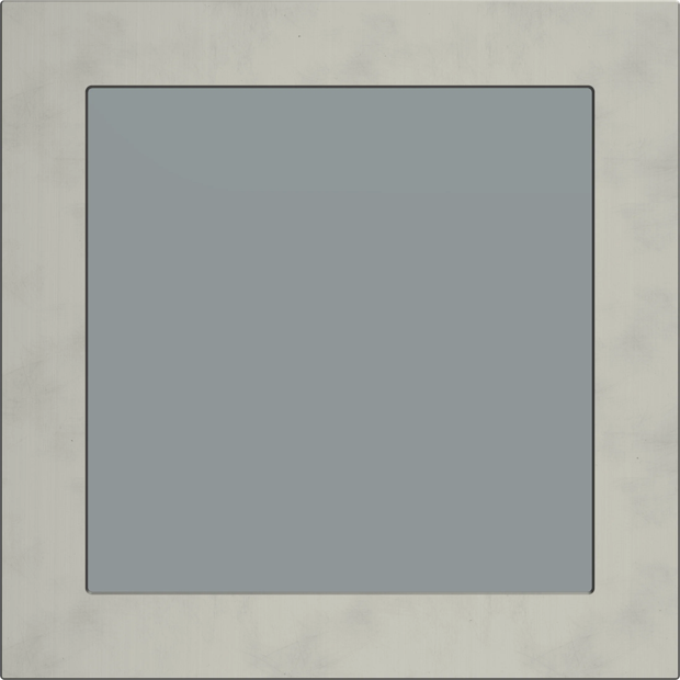 Carré inox — transparent