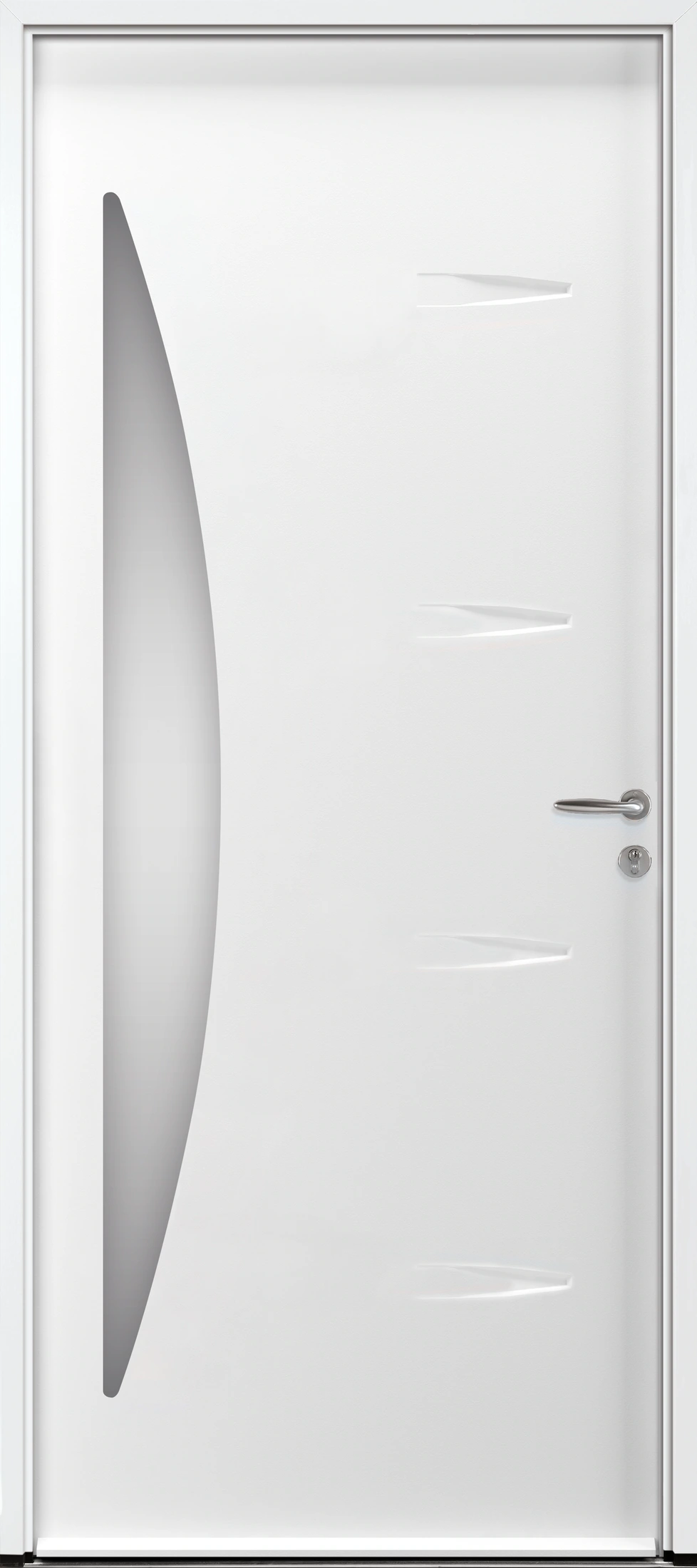 Porte d’entrée acier vitrée Cleo sur mesure
