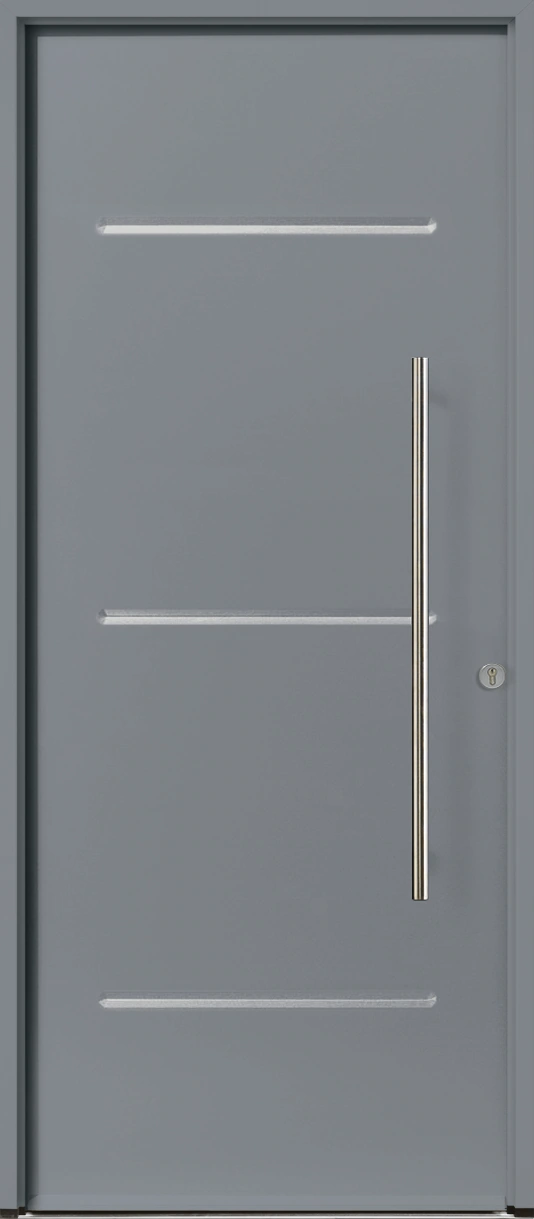 Porte d’entrée acier pleine Joao sur mesure