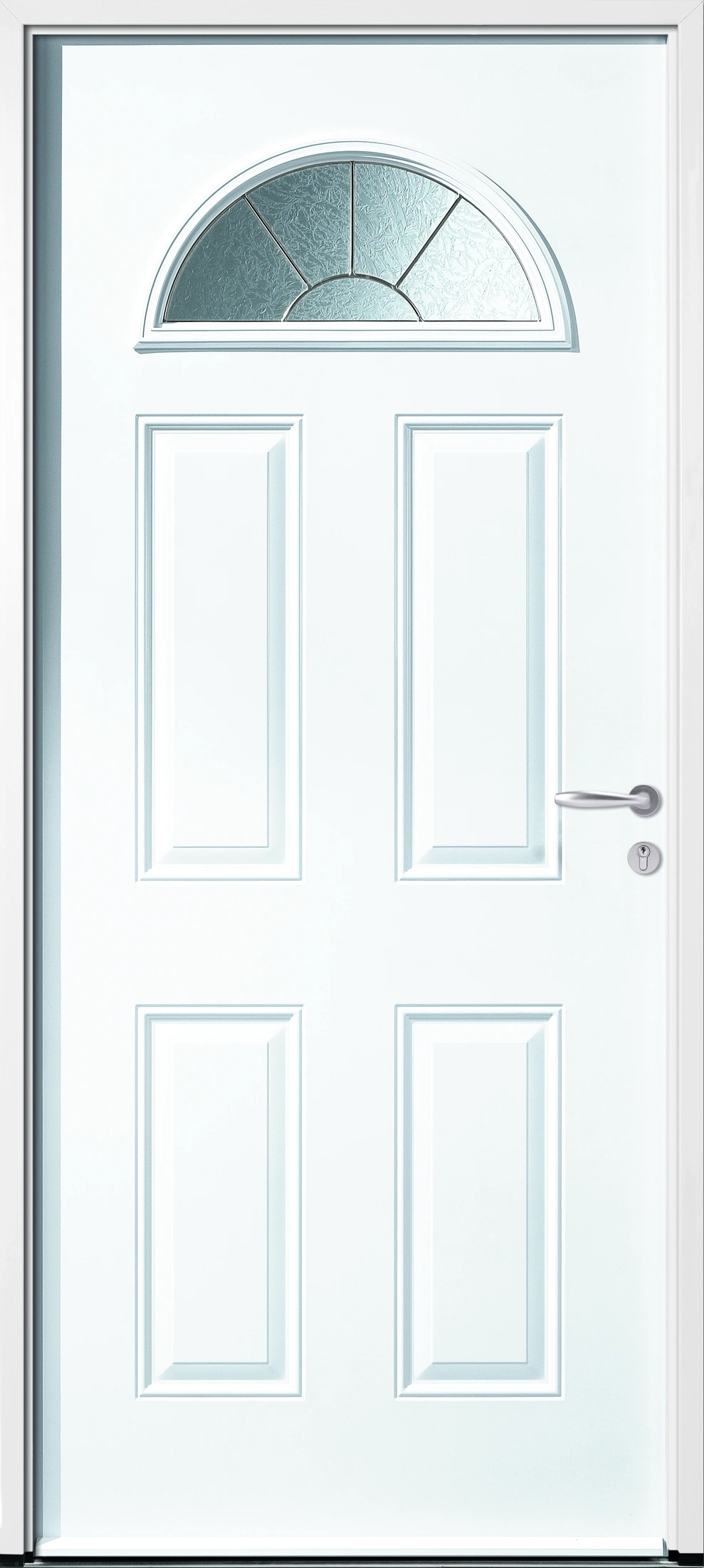 Porte d’entrée acier vitrée Yoko sur mesure