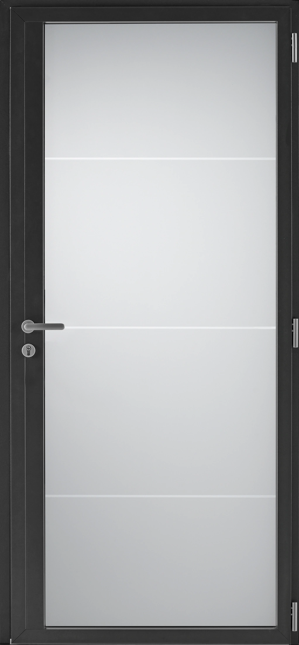 Porte d’entrée aluminium vitrée Zora sur mesure