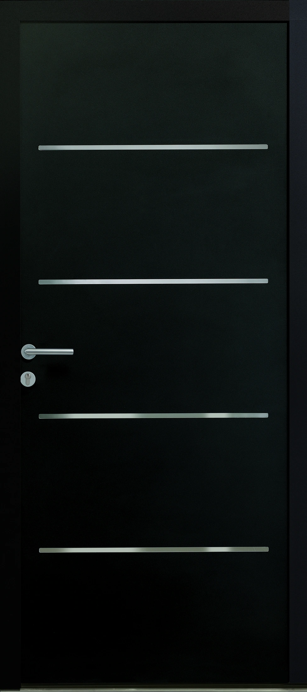 Porte d’entrée aluminium pleine Enora sur mesure