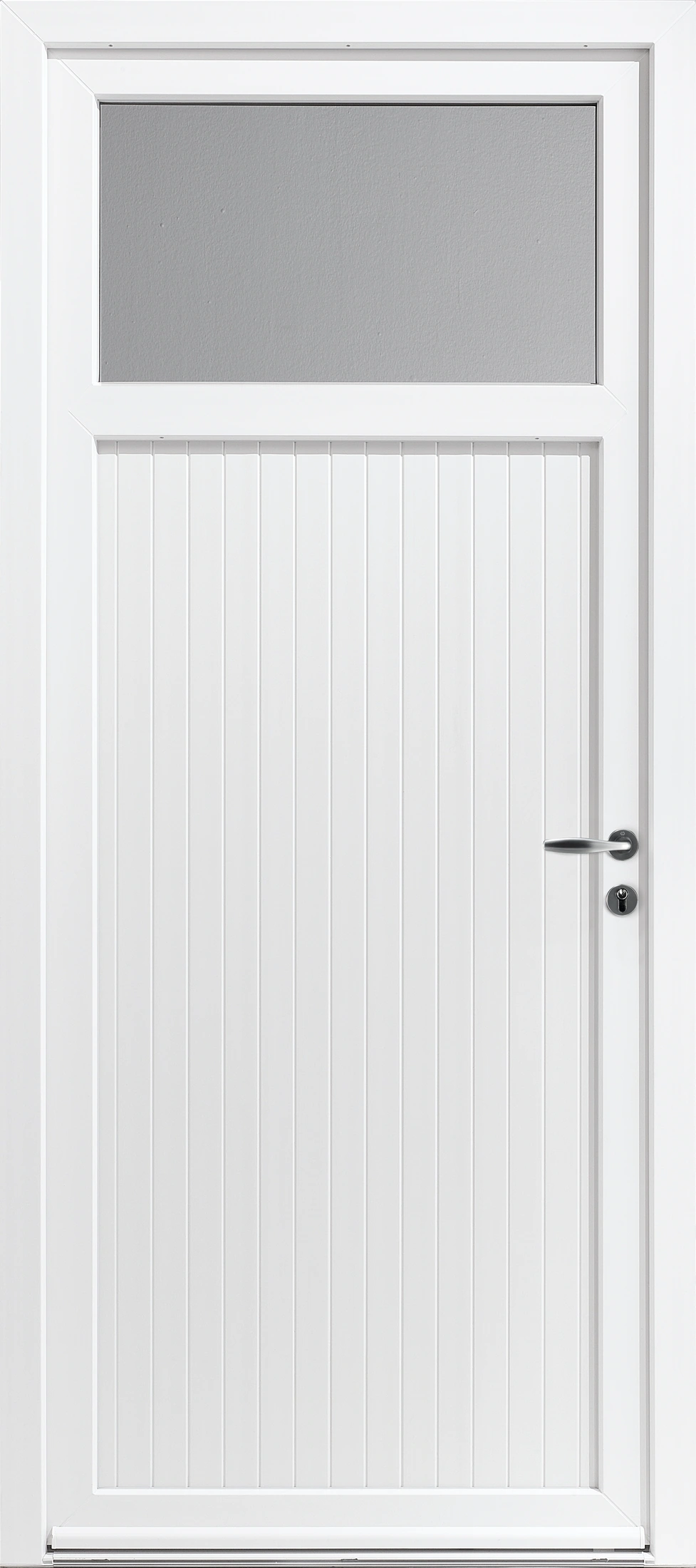 Porte de service PVC vitrée Amaury sur mesure