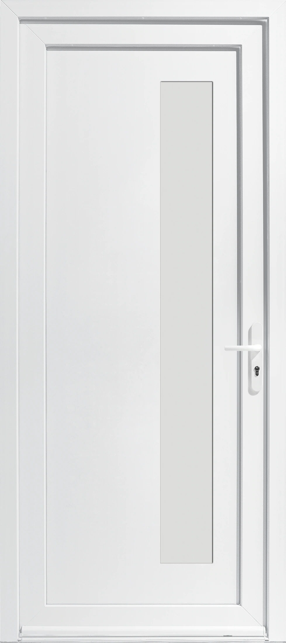 Porte d’entrée PVC vitrée Cassie sur mesure