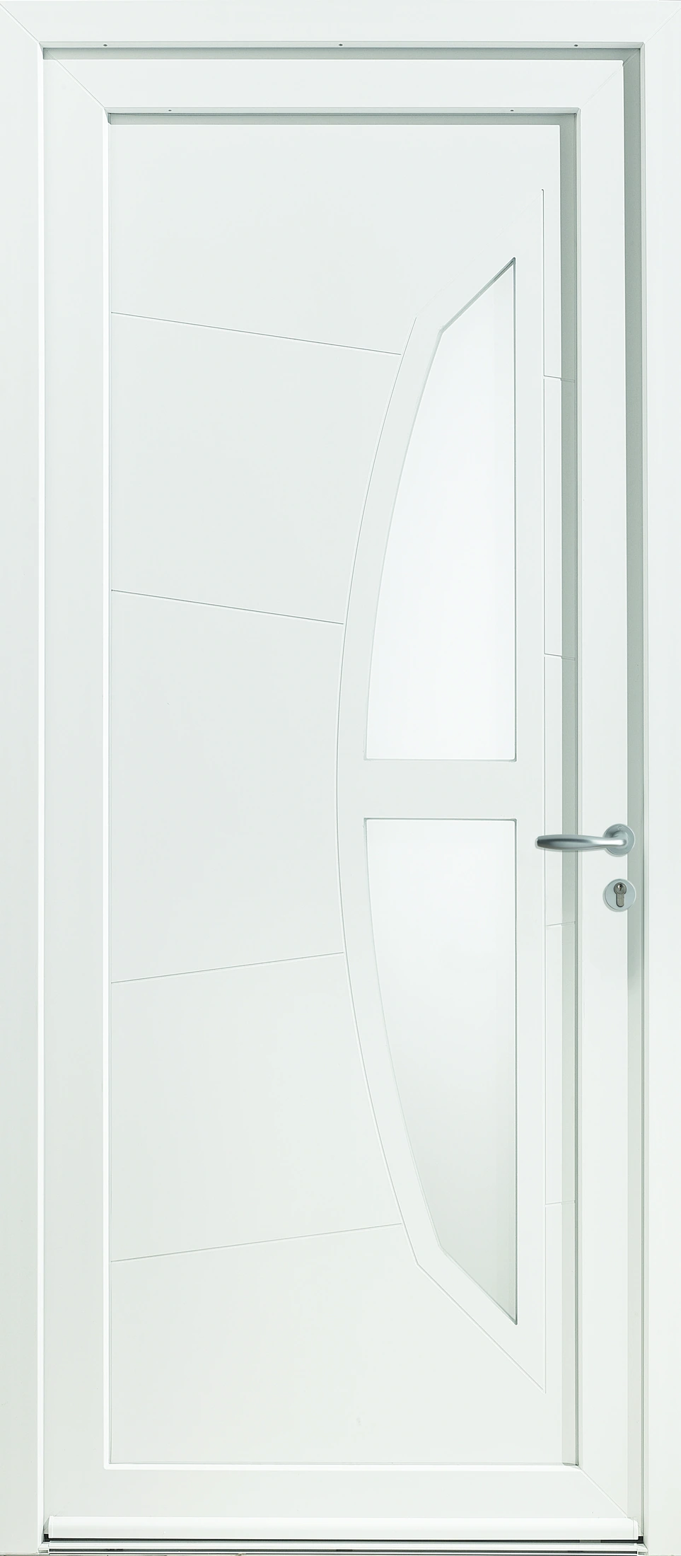 Porte d’entrée PVC vitrée Fanny sur mesure