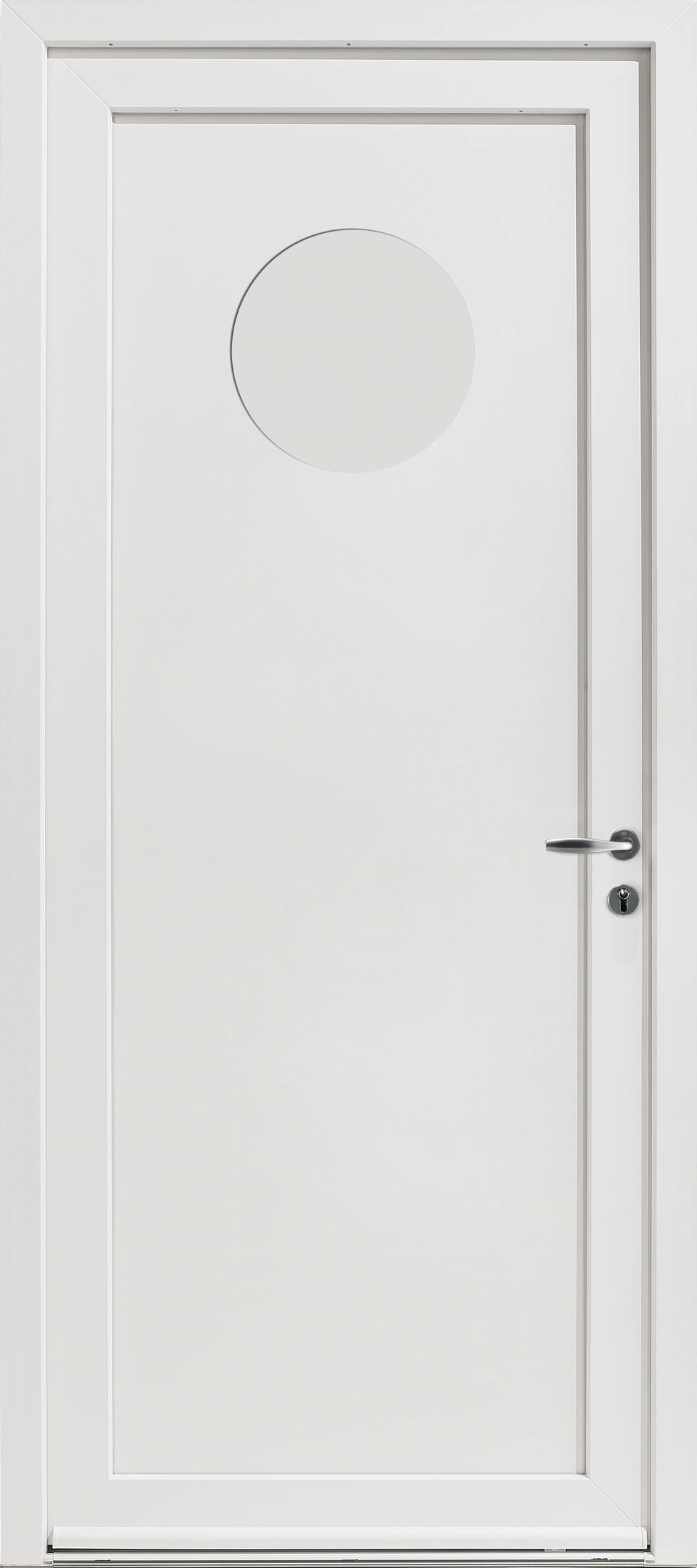 Porte d’entrée PVC vitrée Toby sur mesure