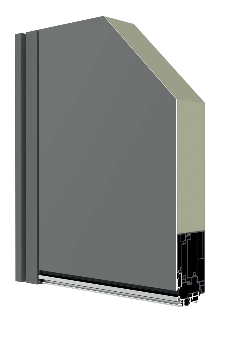 Coupe de principe de la nouvelle génération aluminium monobloc 85 mm.