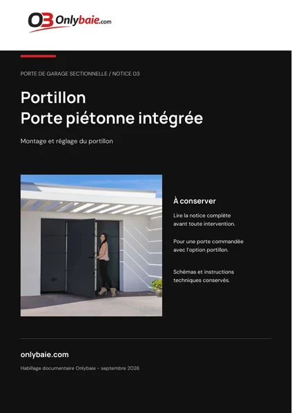 Couverture Onlybaie : Portillon intégré