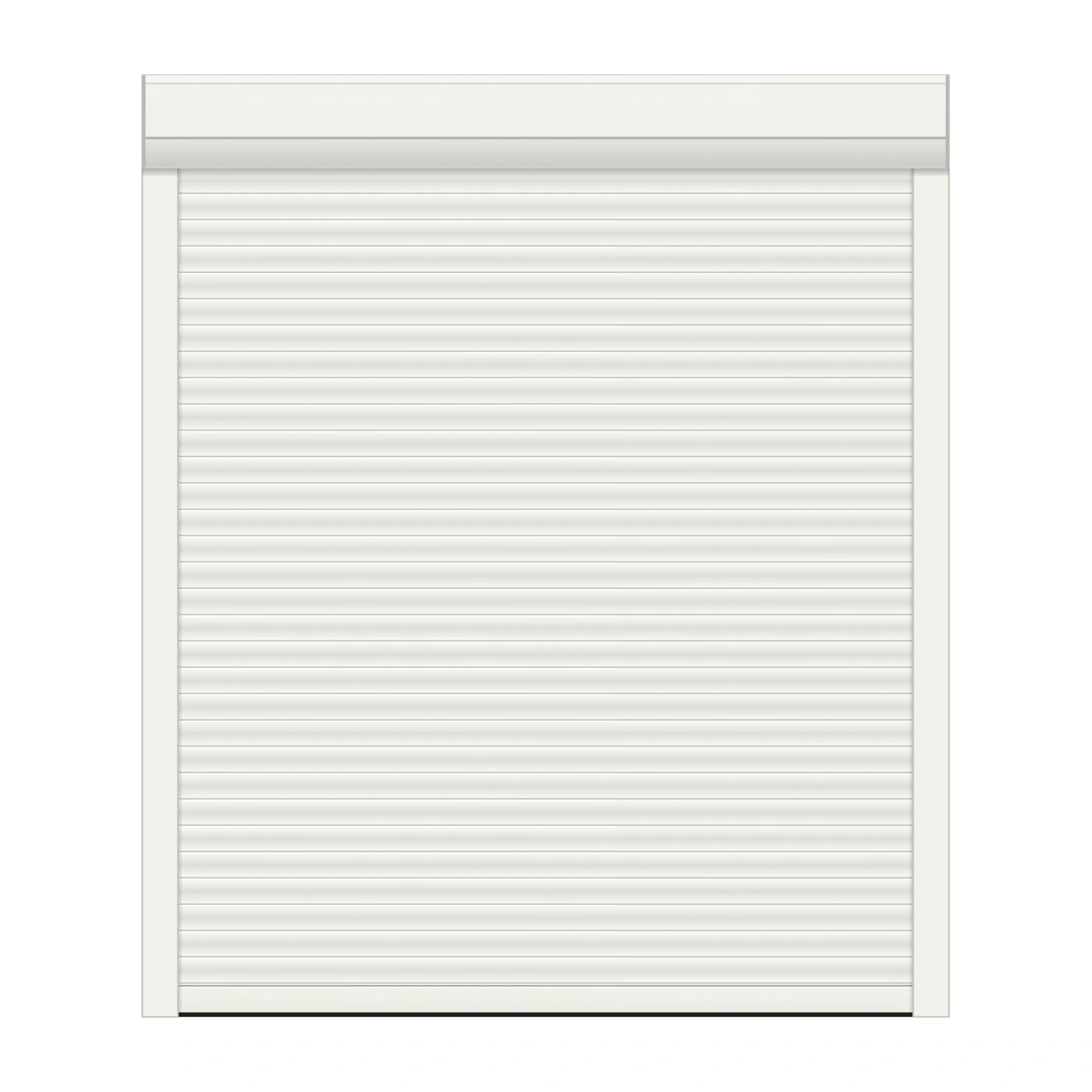 Volet roulant rénovation aluminium Somfy filaire – 1200 × 1400 mm – Blanc