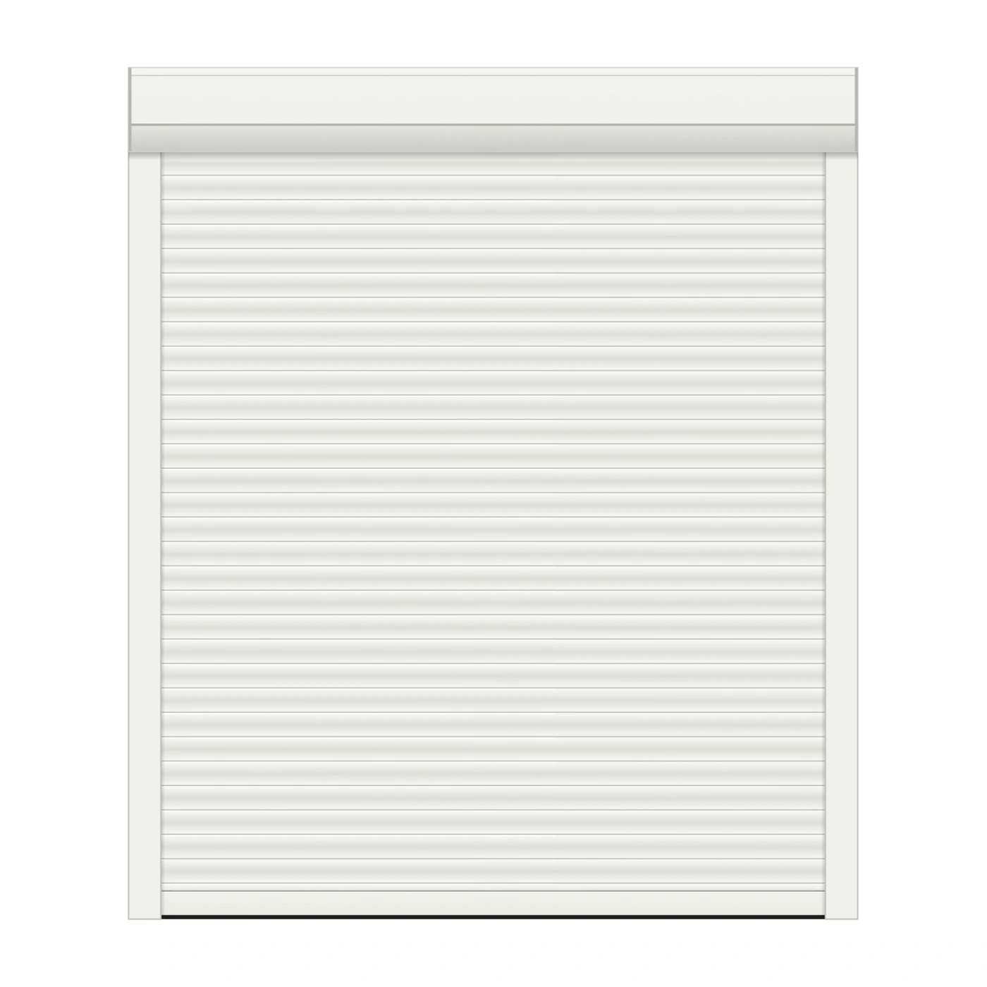 Volet roulant rénovation PVC manuel à manivelle – 1200 × 1400 mm – Blanc